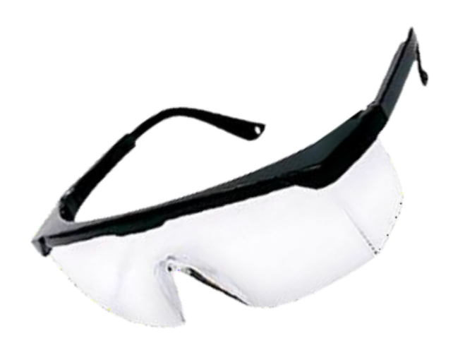 Lente Cuadrado Ceja Negra Claro