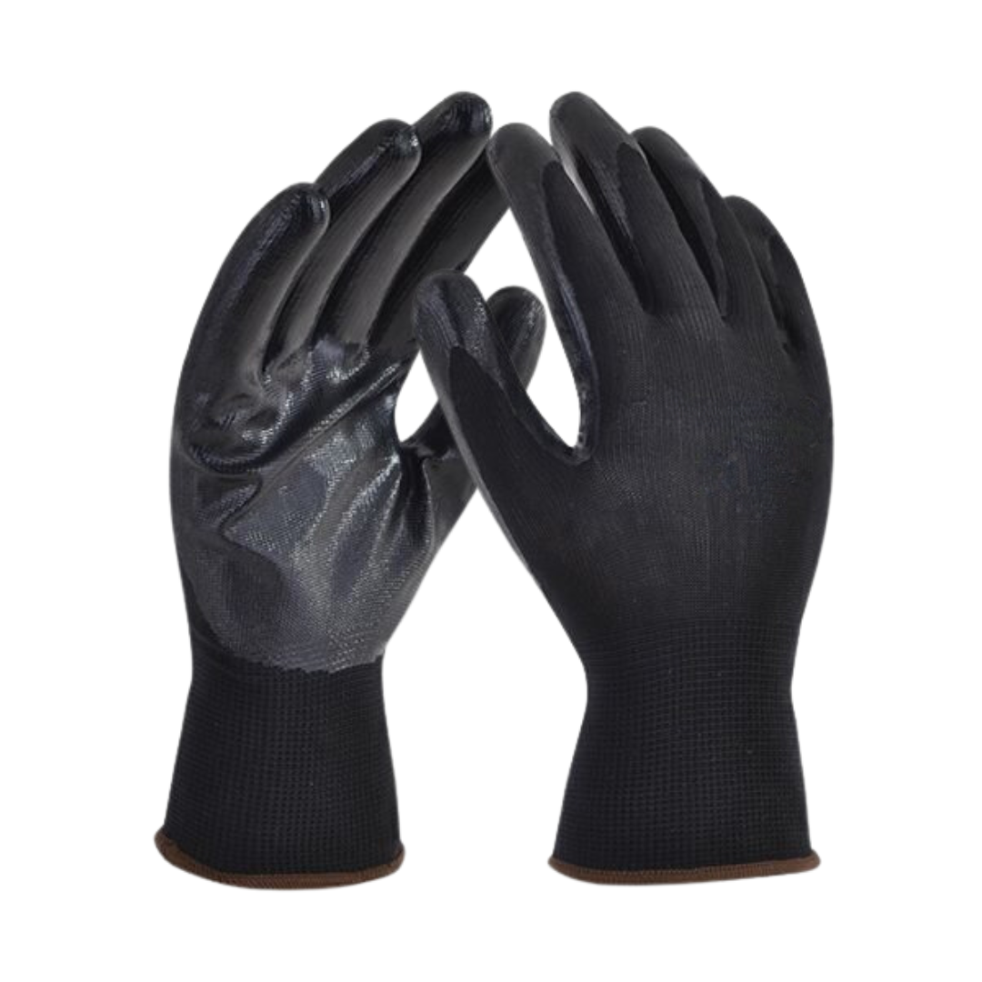 GUANTE DE NYLON CON PALMA DE NITRILO.